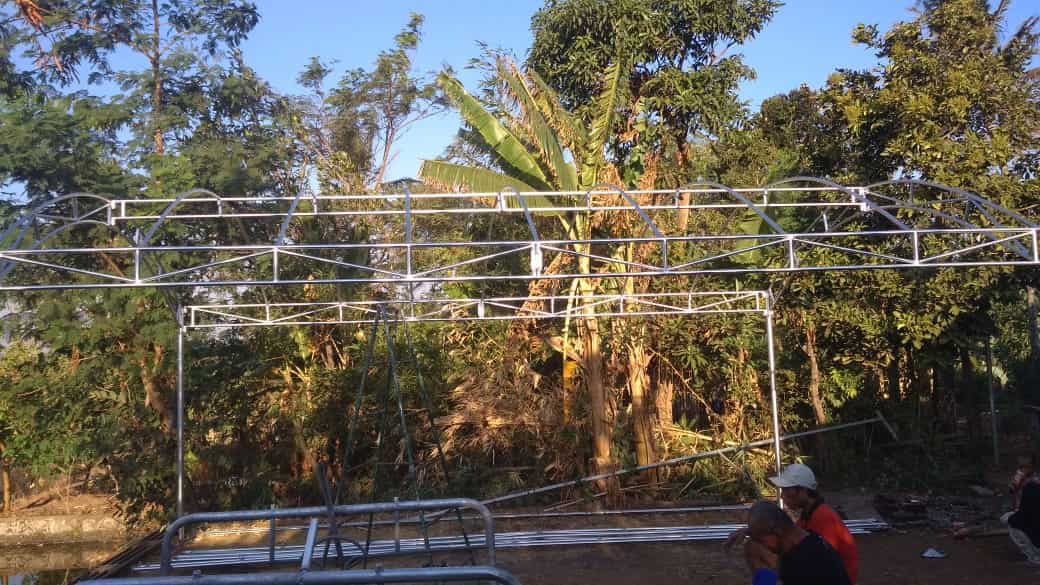 Rangka besi tenda 3
